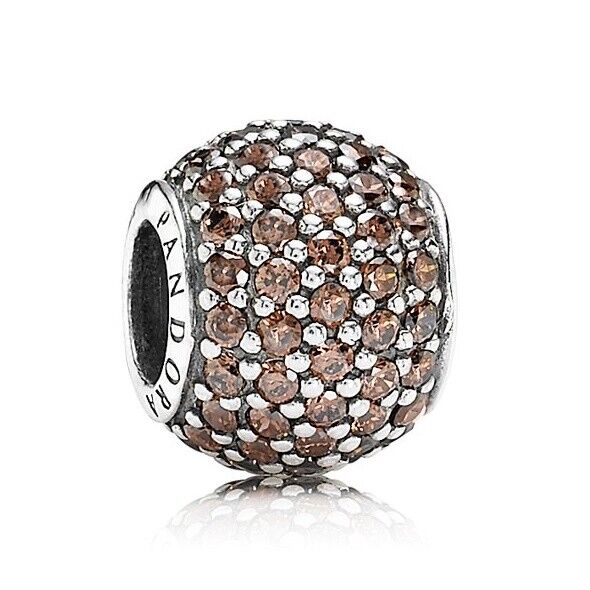 Pandora Charm Pavè Brown 791051BCZ