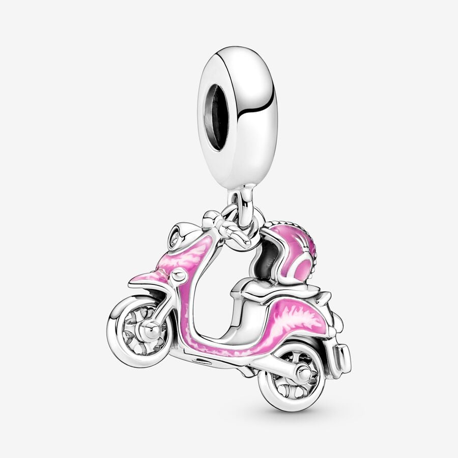 Pandora Charm Scooter Rosa 791057C01