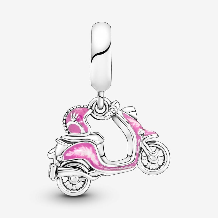 Pandora Charm Scooter Rosa 791057C01