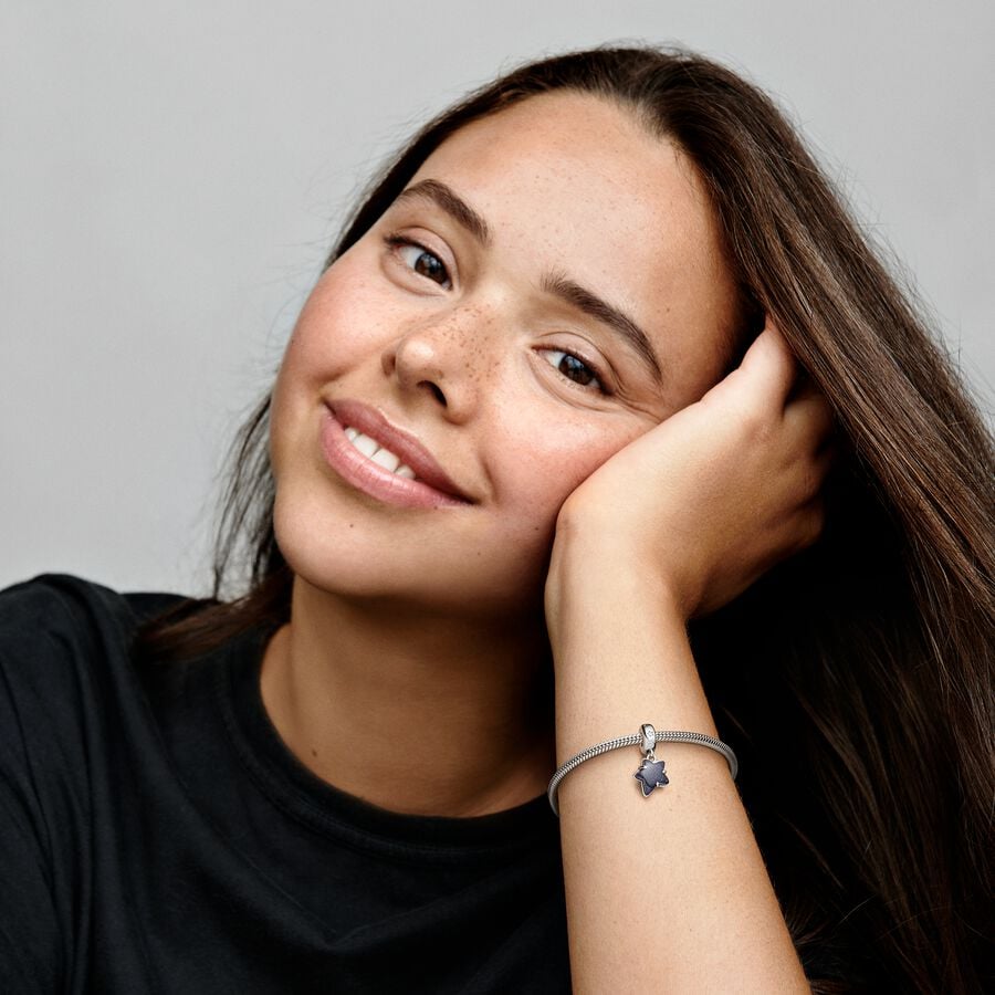 Pandora Charm Blue Star Murano Glass 792368C01