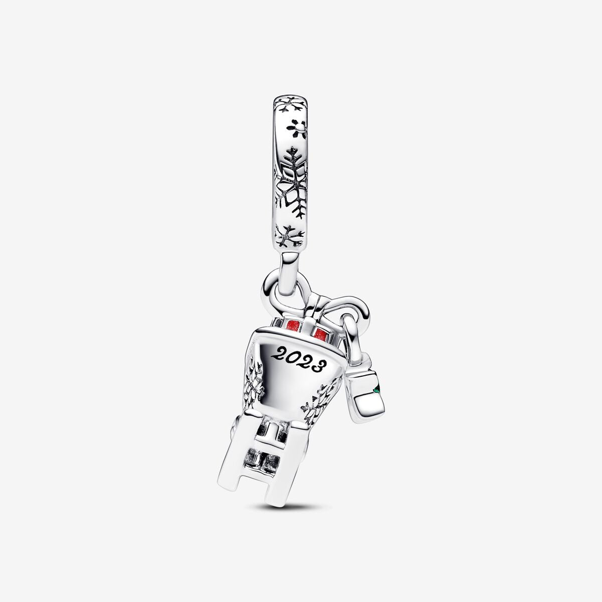 Pandora Christmas Sleigh Pendant Charm 2023 792977C01