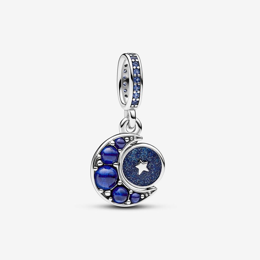 Pandora Charm Rotating Moon Pendant 792979C01