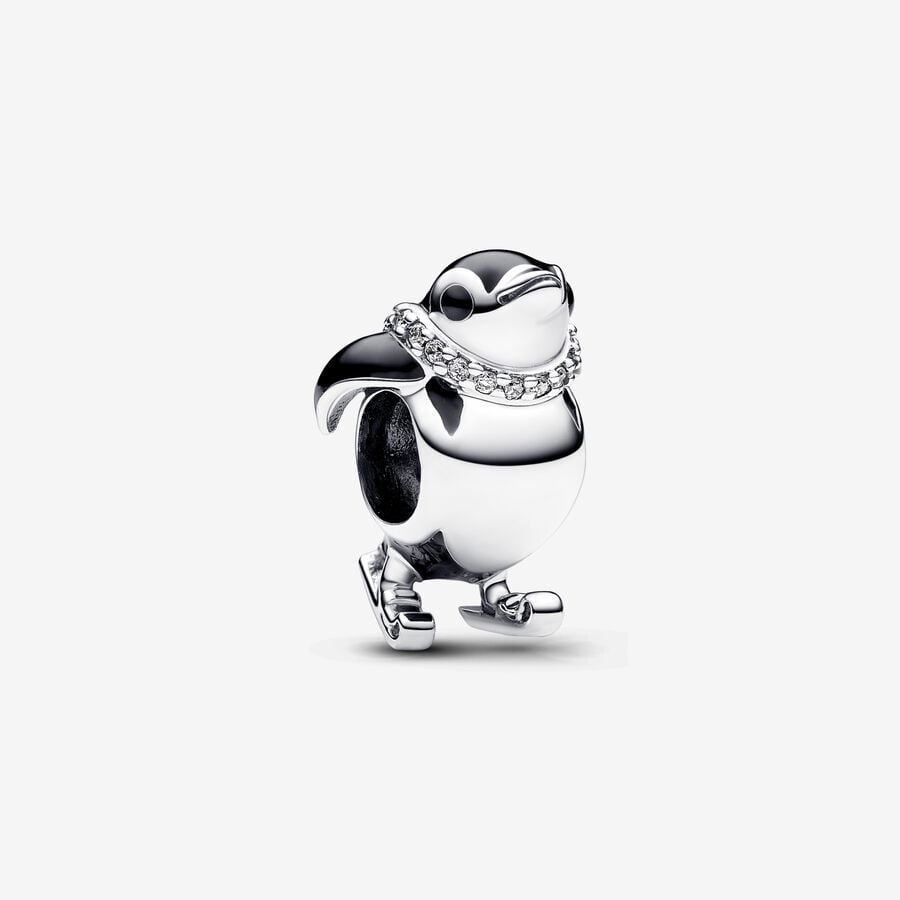Pandora Charm Penguin on Skis 792988C01