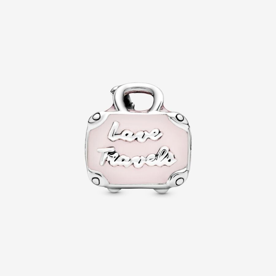 Pandora Pink Suitcase Charm 798063EN124