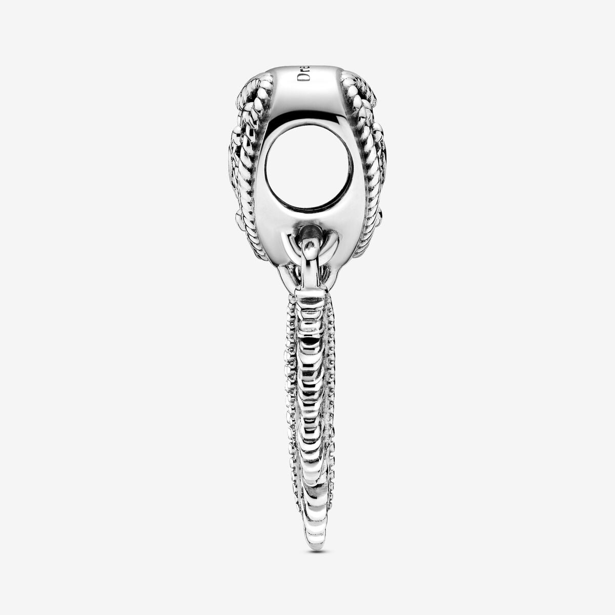 Pandora Charm Openwork Dream Catcher Heart Three Feathers 799107C00
