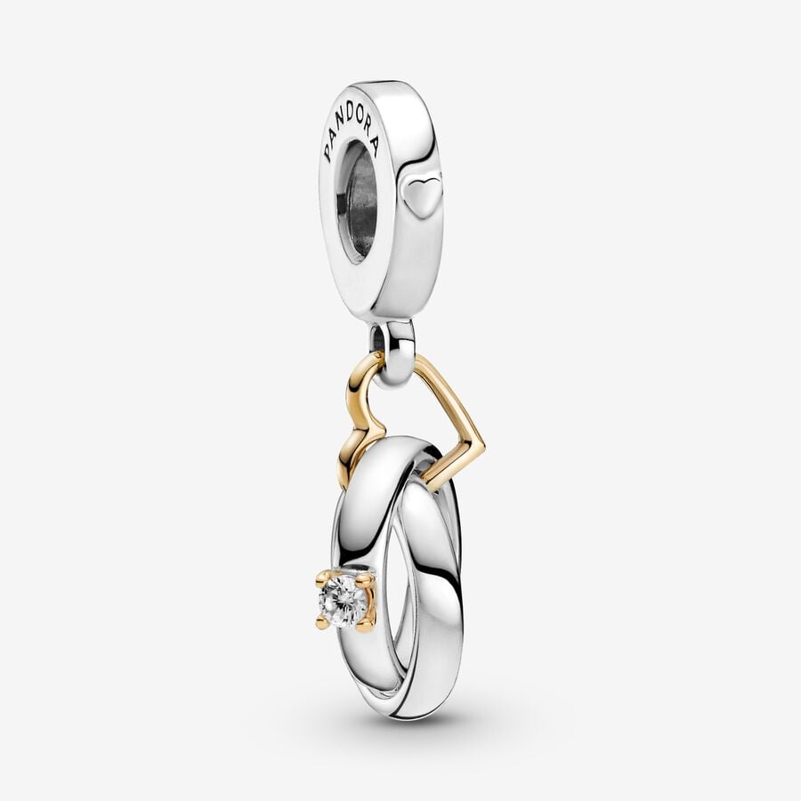 Pandora Charm Wedding Rings 799319C01