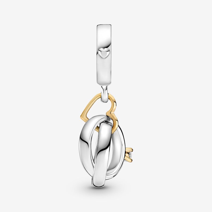 Pandora Charm Wedding Rings 799319C01