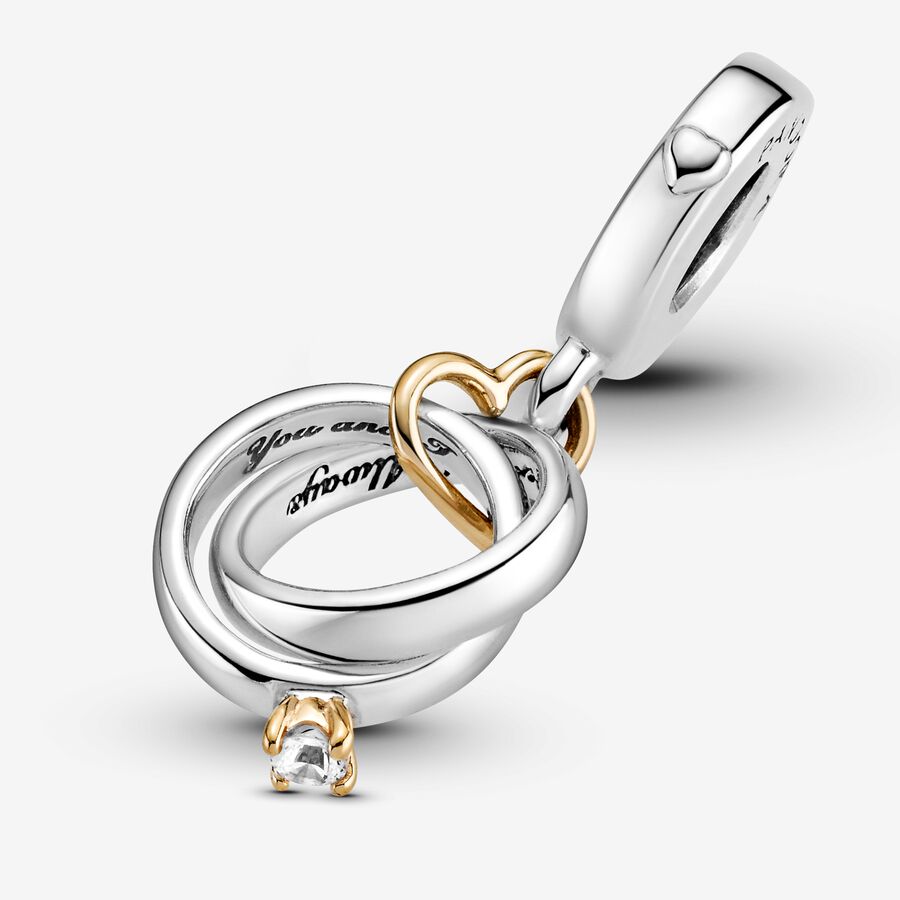 Pandora Charm Wedding Rings 799319C01