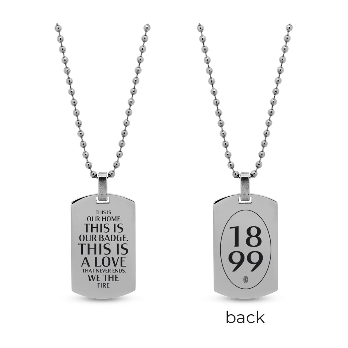 Collana Uomo AC MILAN B-MC006UAS