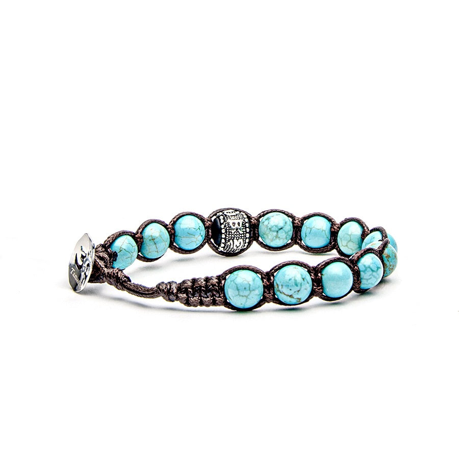 Tamashii Bracciale Ruota Preghiera Turchese BHS1100-07