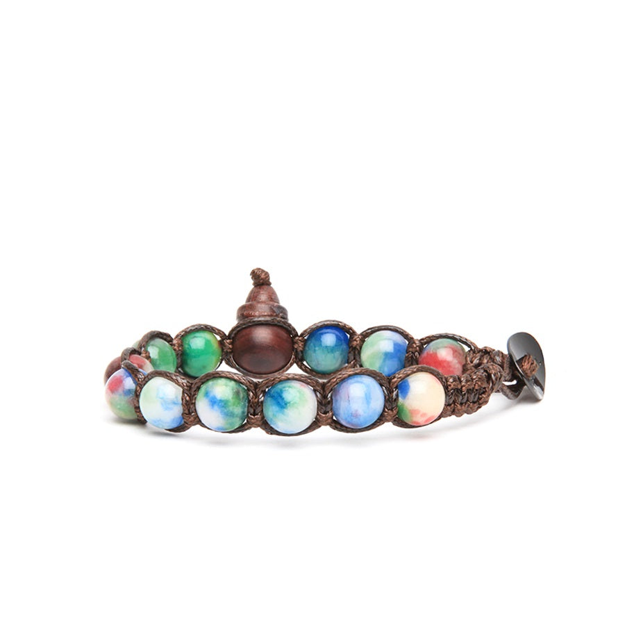 Tamashii Bracciale BHS900-324 Jade blooms Spring storm