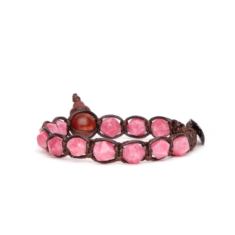 Tamashii Diamond Cut Jade Watermelon Bracelet BHS911-198