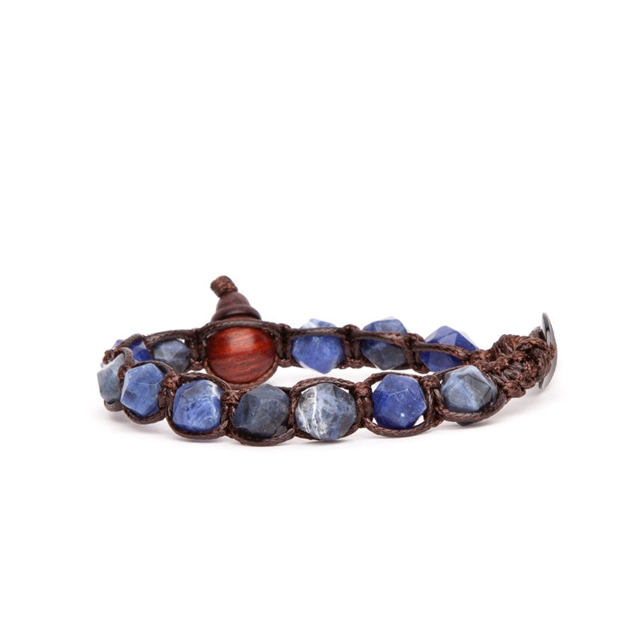 Tamashii Diamond Cut Sodalite Bracelet BHS911-51