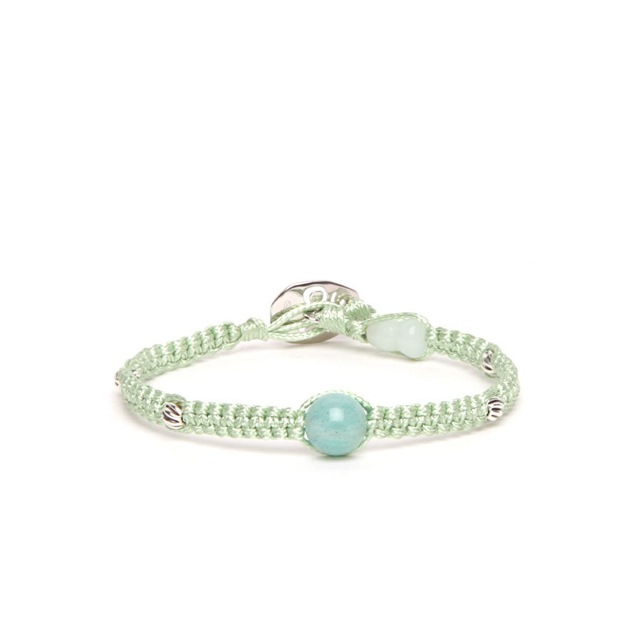 Tamashii Bracciale Silver & Jade collection Amazzonite BHS919M-131