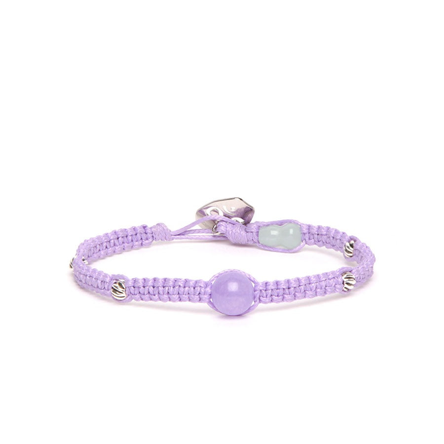 Tamashii Bracciale Silver & Jade collection Giada Lavanda BHS919M-201