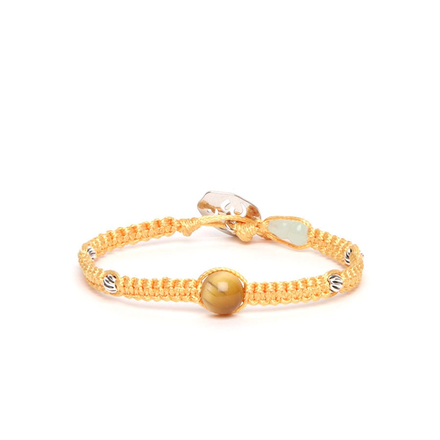 Tamashii Bracciale Silver & Jade collection Occhio di Tigre BHS919M-80