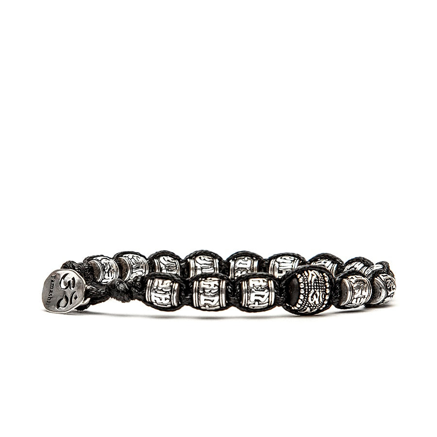 Tamashii Silver Prayer Wheel Bracelet 7 mm BHS924-S1