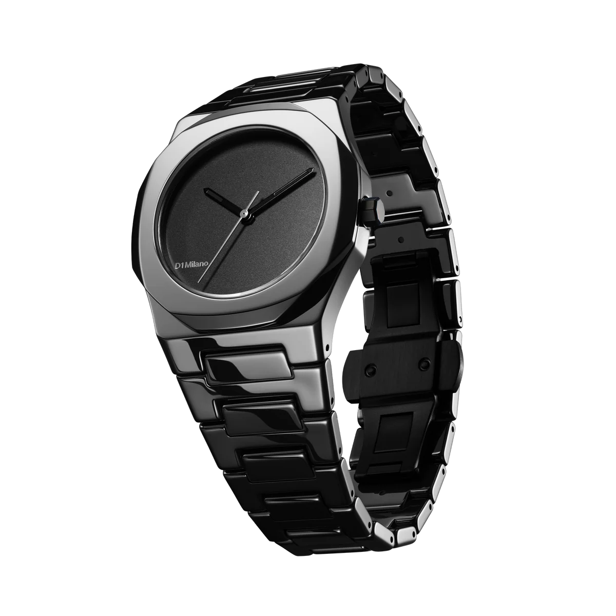 D1 Milano Pure Black 37 MM Ceramica D1-CEBU01
