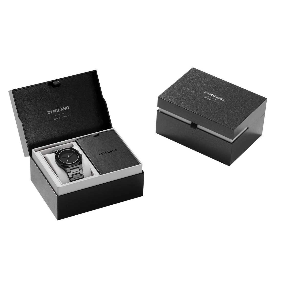 D1 Milano Pure Black 37 MM Ceramica D1-CEBU01