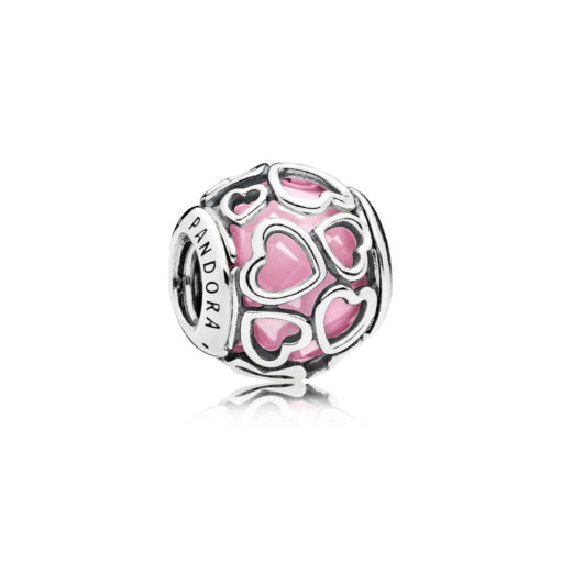 Pandora Charm Open Your Heart Pink 792036PCZ