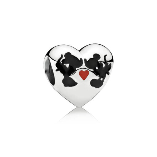 Pandora Charm The Kiss of Mickey Mouse and Minnie 791443ENMX