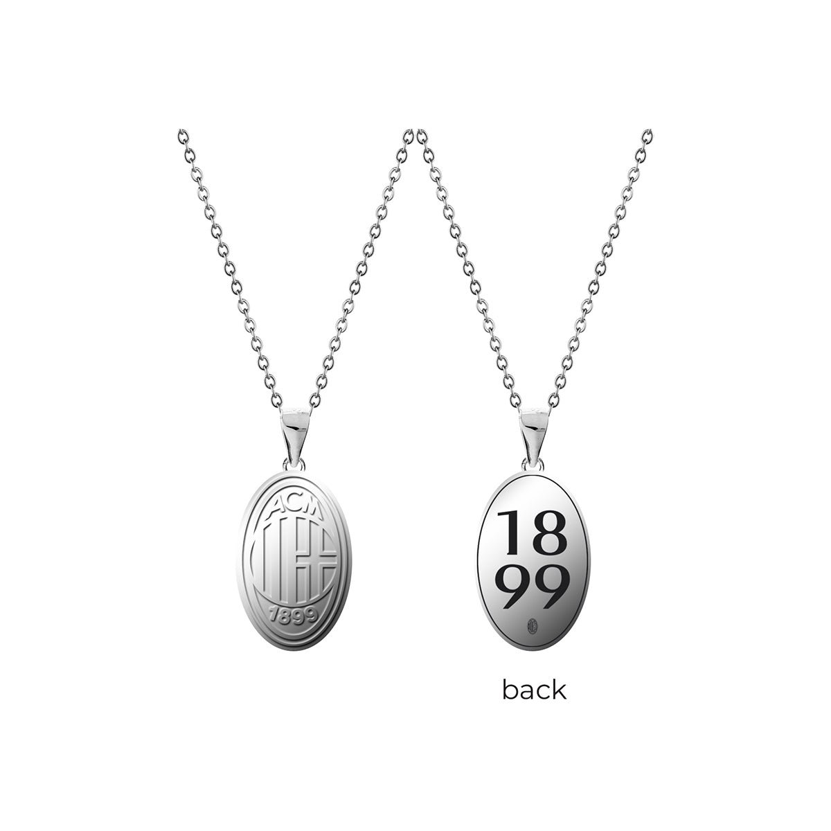 Collana Uomo AC MILAN B-MC002UAS