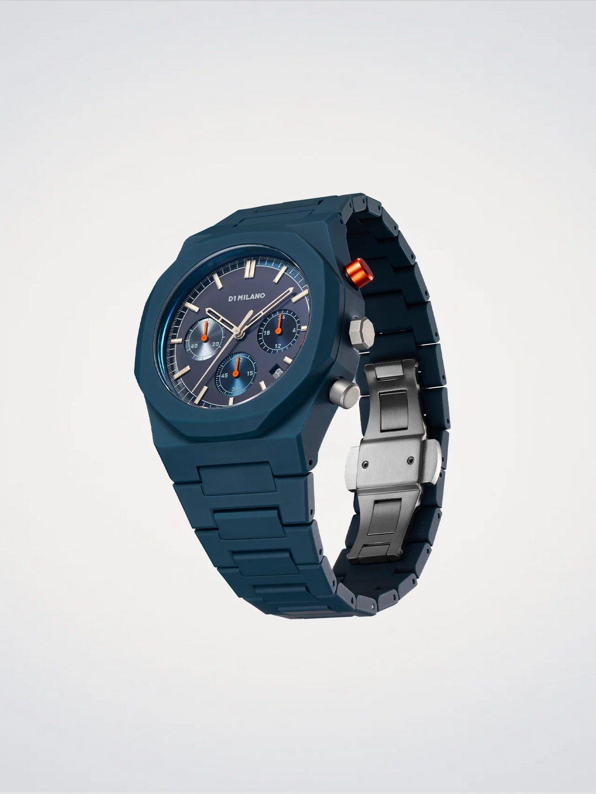D1 Milano Polychrono 40,5 MM Neptune Blue D1-PHBJ09