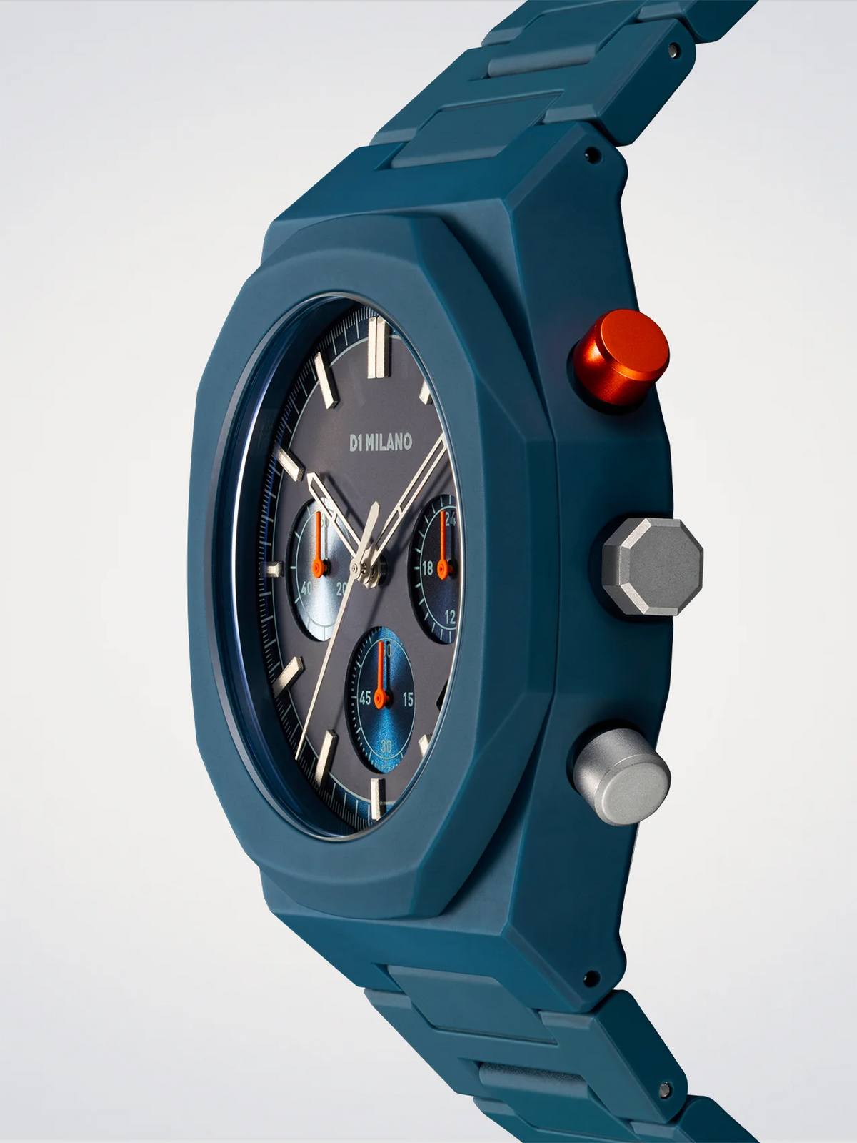D1 Milano Polychrono 40,5 MM Neptune Blue D1-PHBJ09