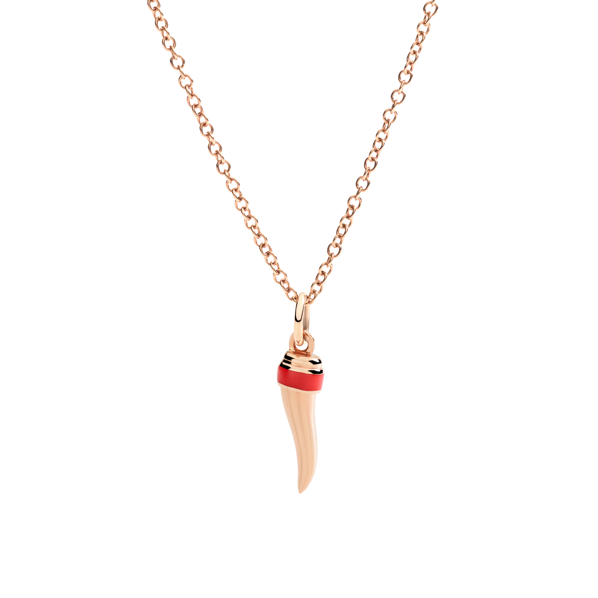 Dodo Mini Heart Necklace 9kt Rose Gold