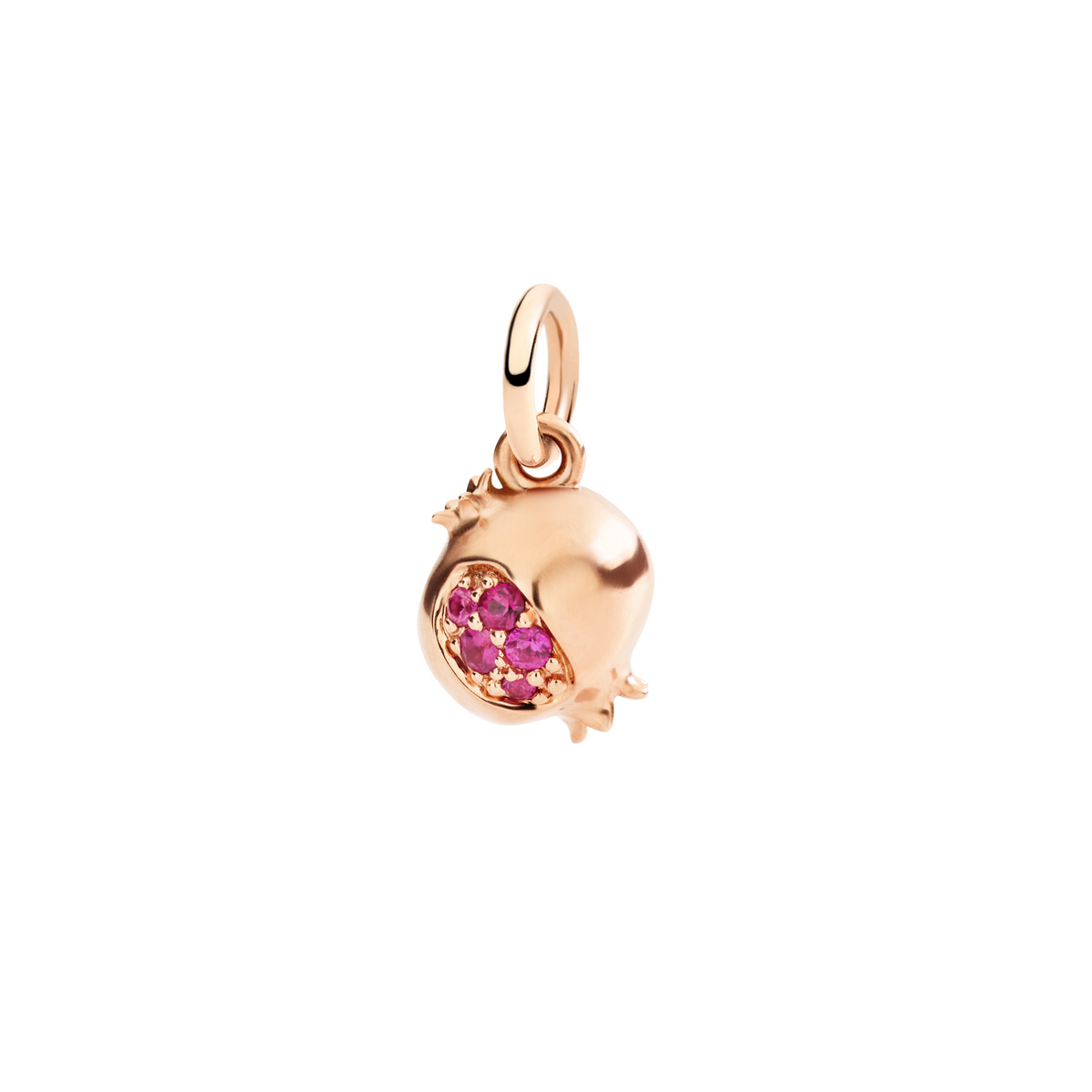 Dodo Mini Heart Necklace 9kt Rose Gold