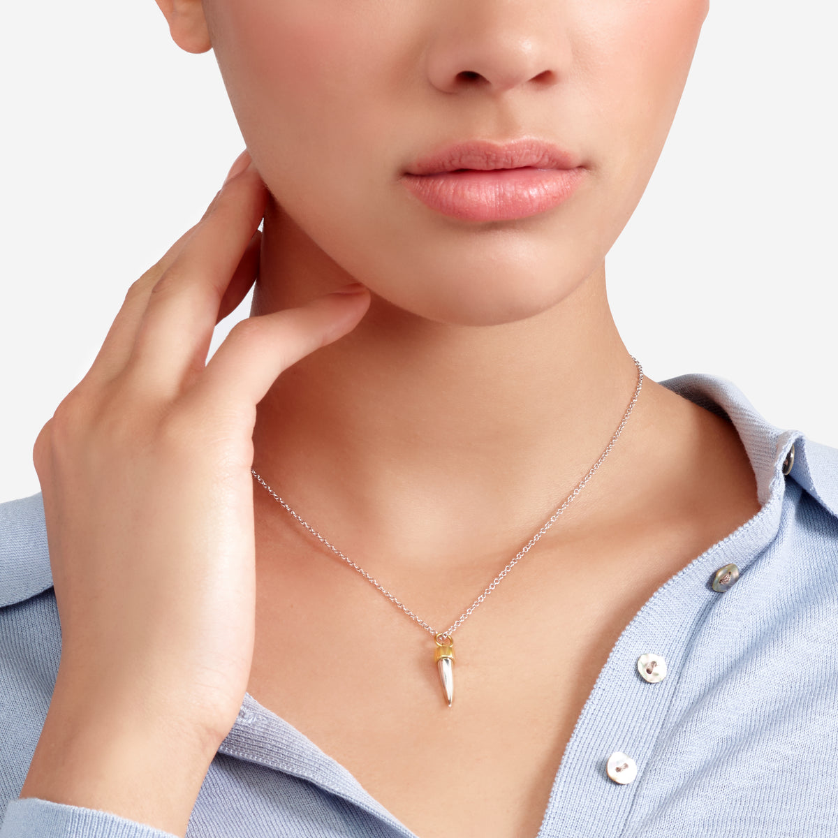 Dodo Mini Heart Necklace 9kt Rose Gold