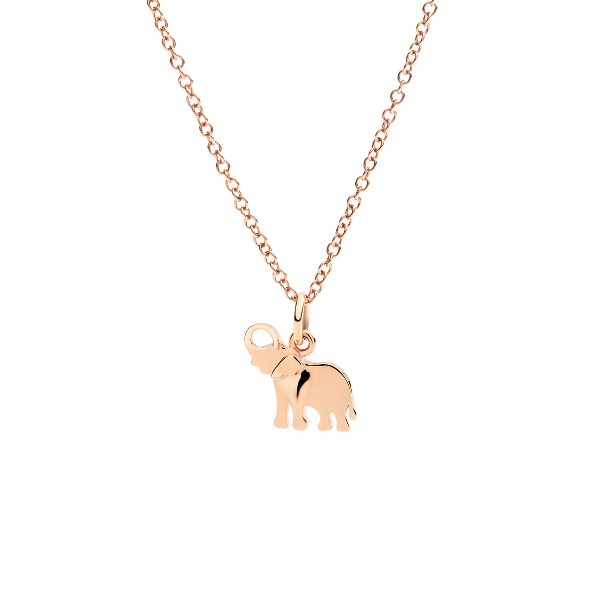 Dodo Mini Heart Necklace 9kt Rose Gold