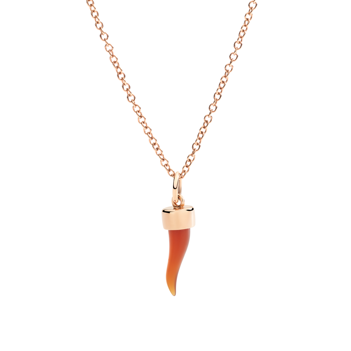 Dodo Mini Heart Necklace 9kt Rose Gold