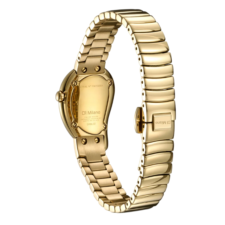 D1 Milano Skeleton Rubber Rose Gold D1-SKRJ12