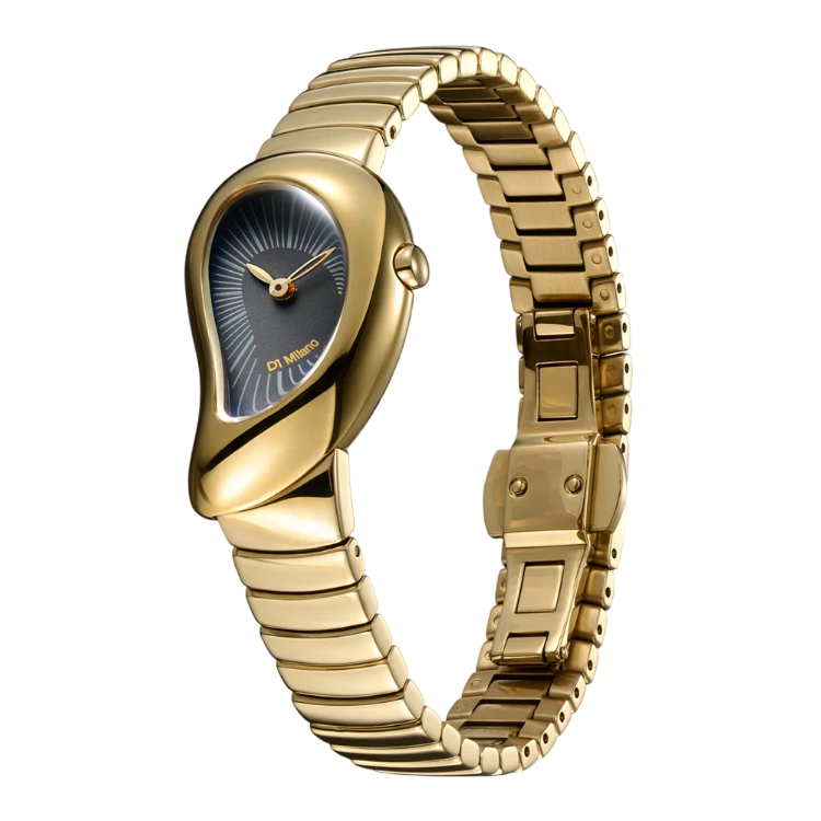 D1 Milano Skeleton Rubber Rose Gold D1-SKRJ12