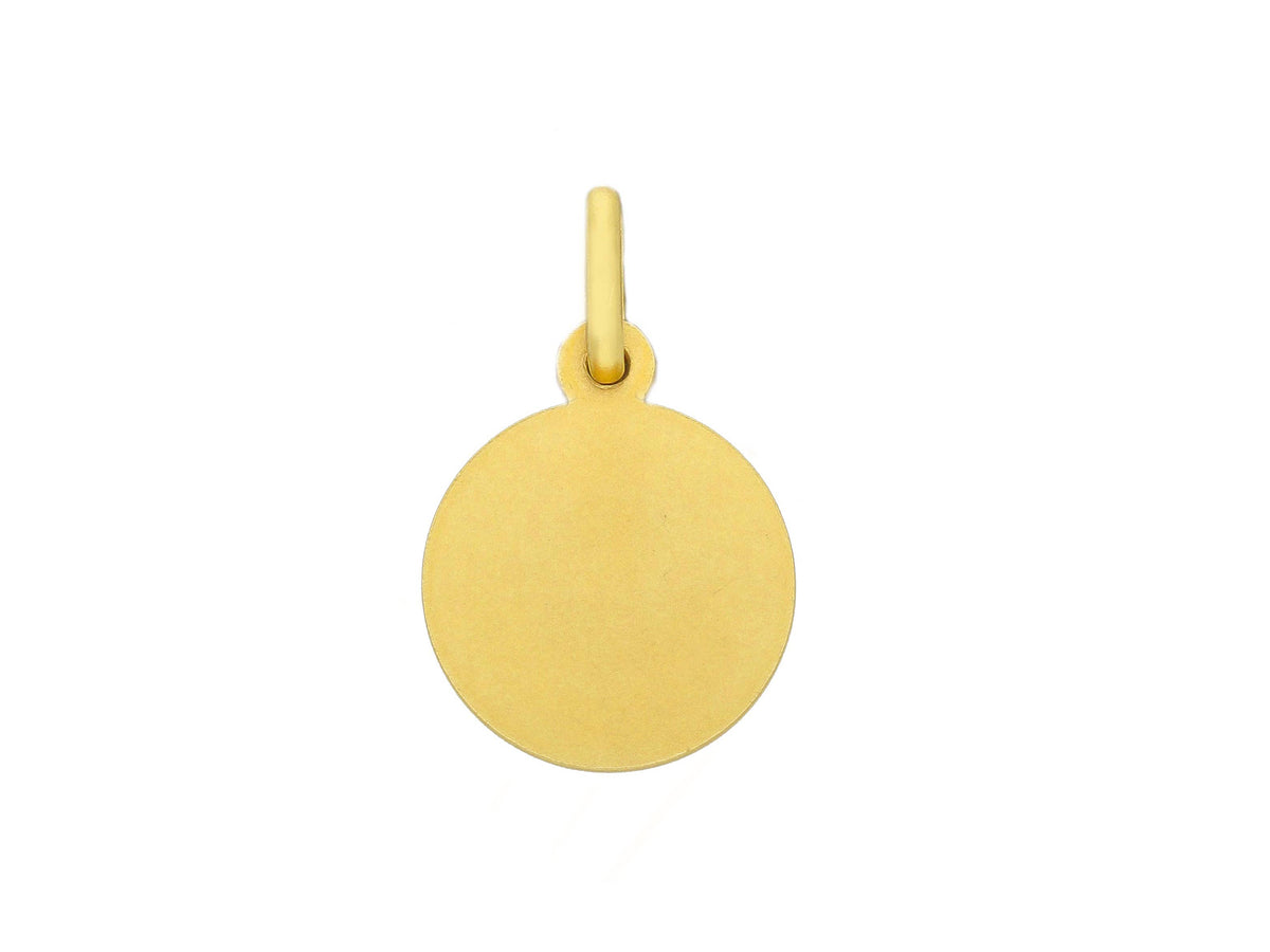 Medaglia Madonna Addolorata in Oro Giallo 18kt mm. 13
