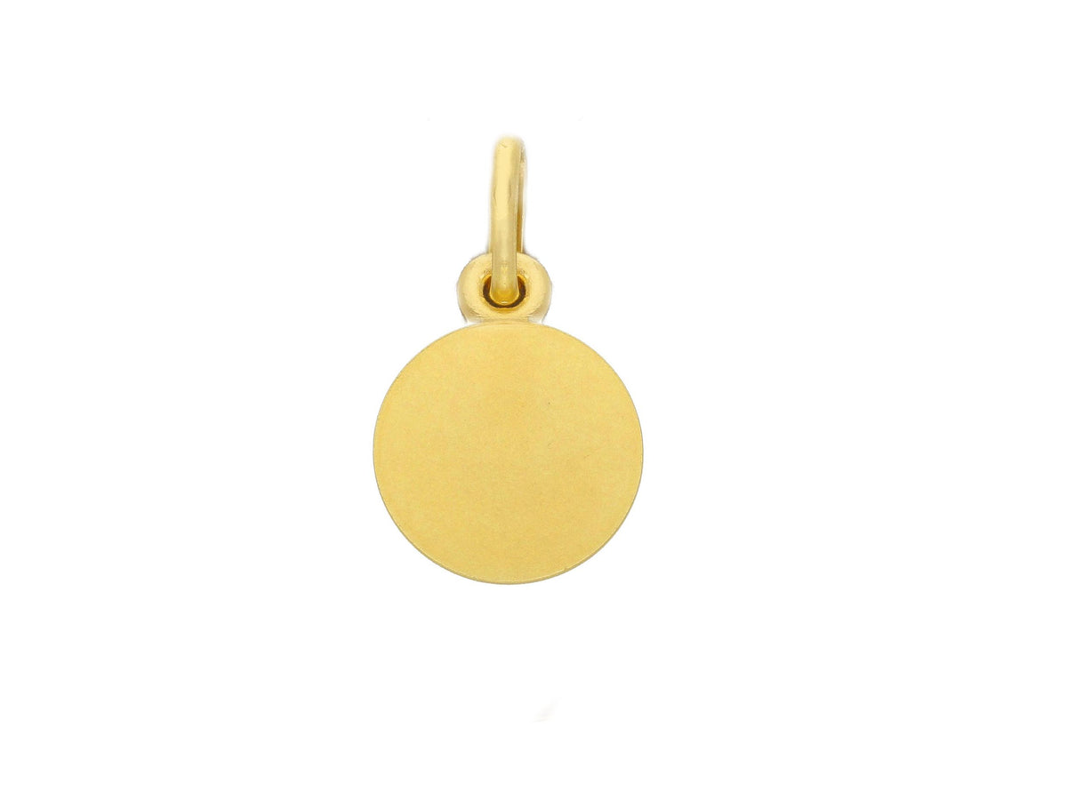 St. Rita medal in 18kt yellow gold mm. 11