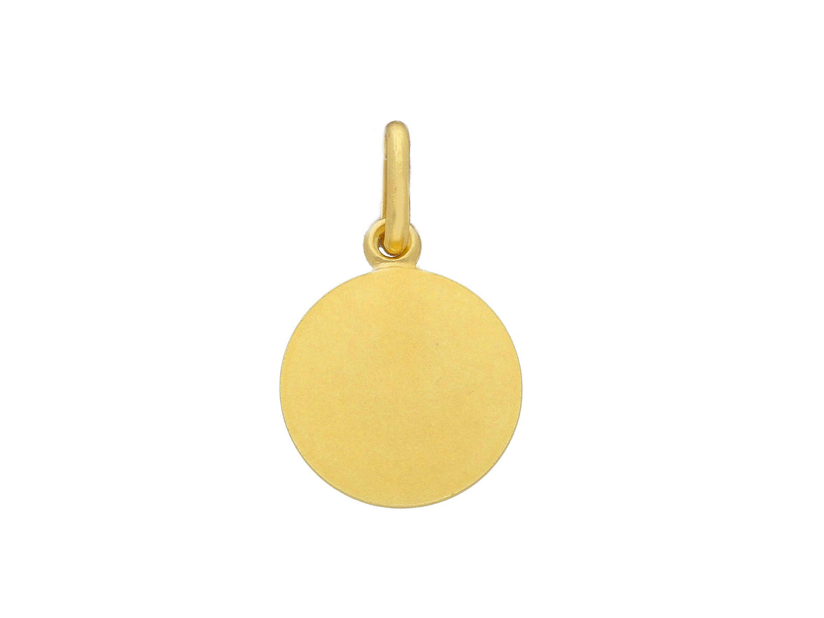 St. Rita medal in 18kt yellow gold mm. 13