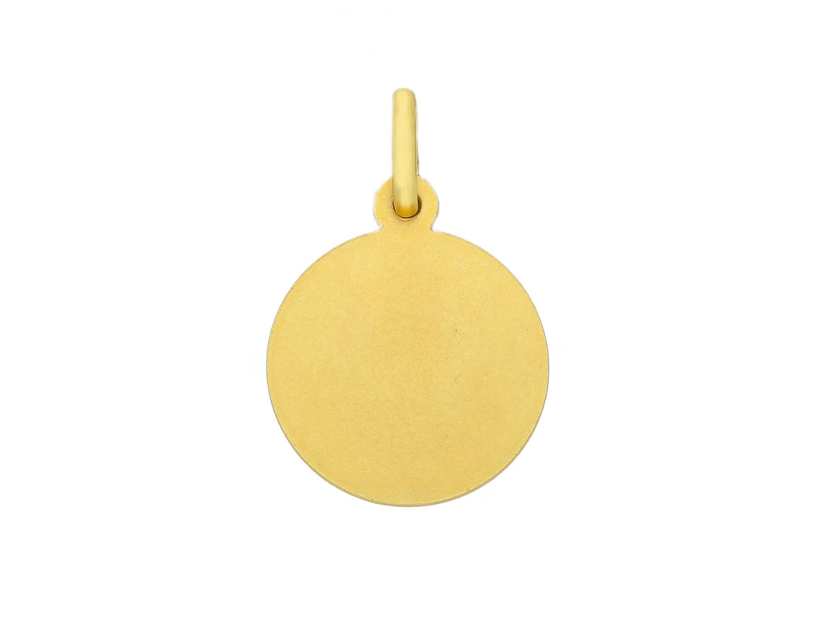Maria MaDonna Immaculate Medal in 18kt Yellow Gold mm. 15