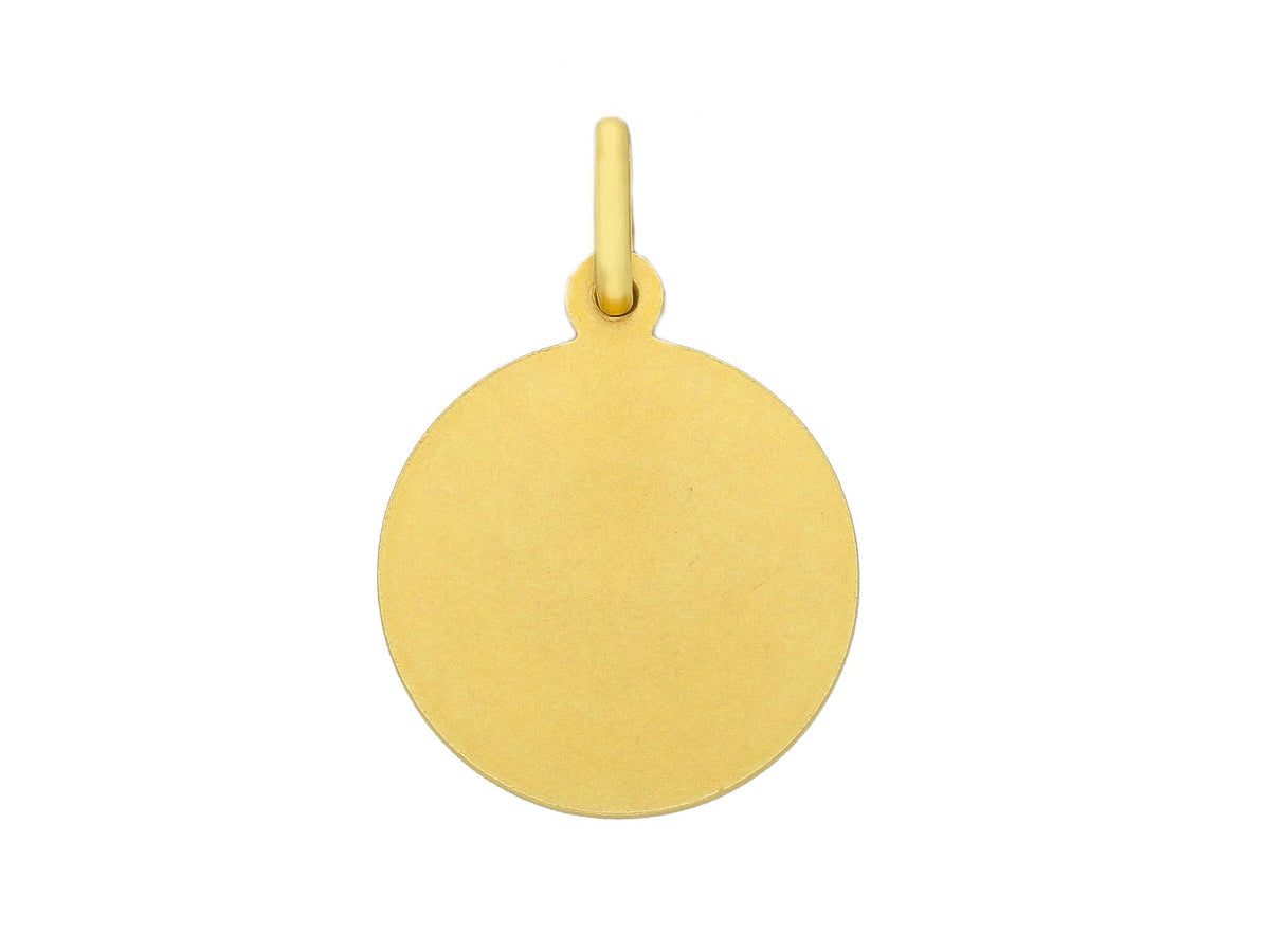 Maria MaDonna Immaculate Medal in 18kt Yellow Gold mm. 17