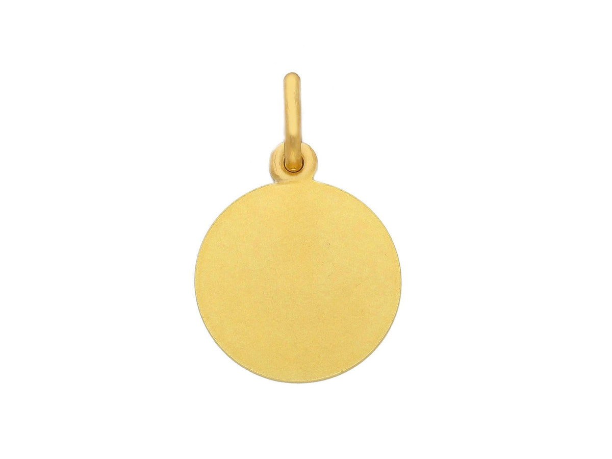 Medaglia S. Lucia in Oro Giallo 18kt mm. 15