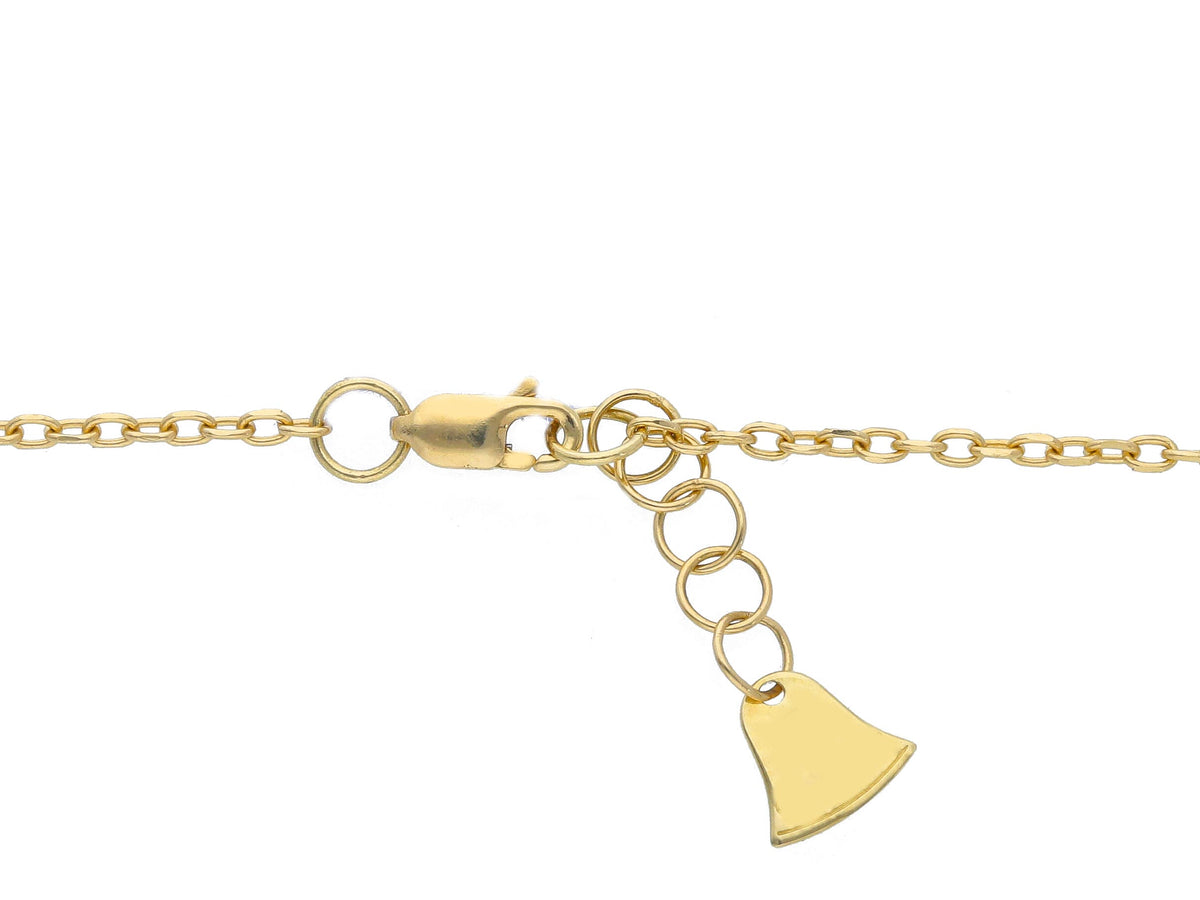 Maiocchi Gold Necklace in 18kt Yellow Gold and 7 Stars