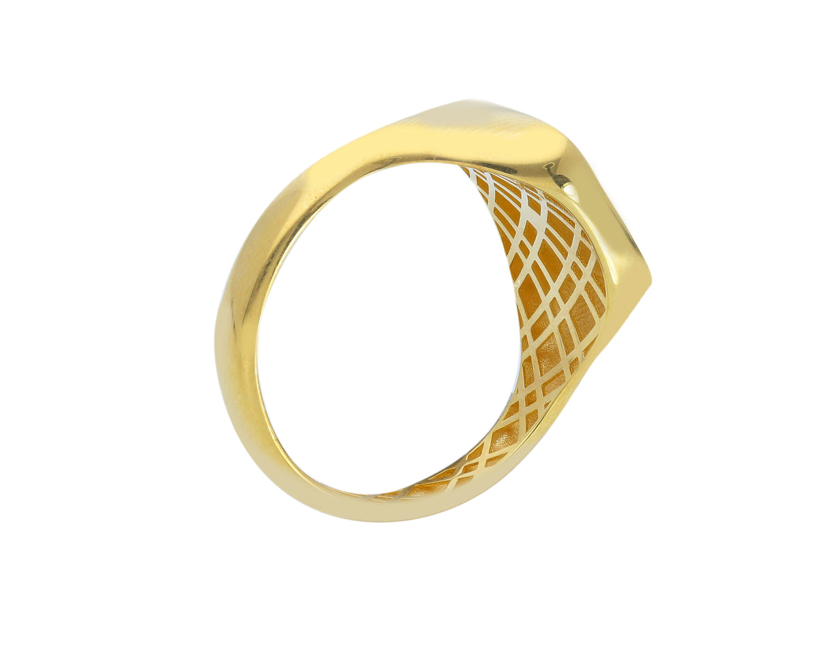 Chevalier Ring in 18kt Yellow Gold