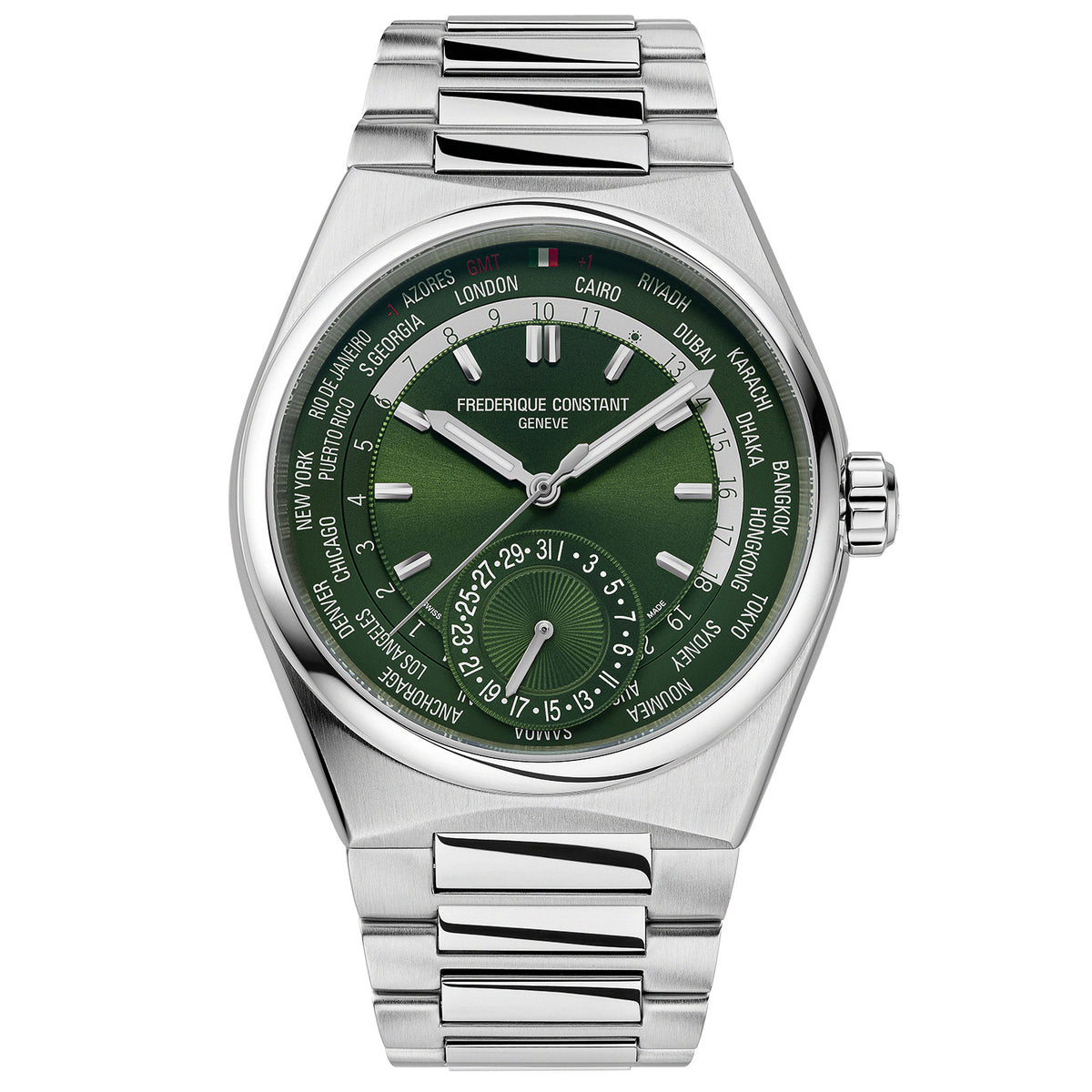 Frederique Constant Highlife Worldtimer Manufacture  FC-718Gr4NH6B-IT