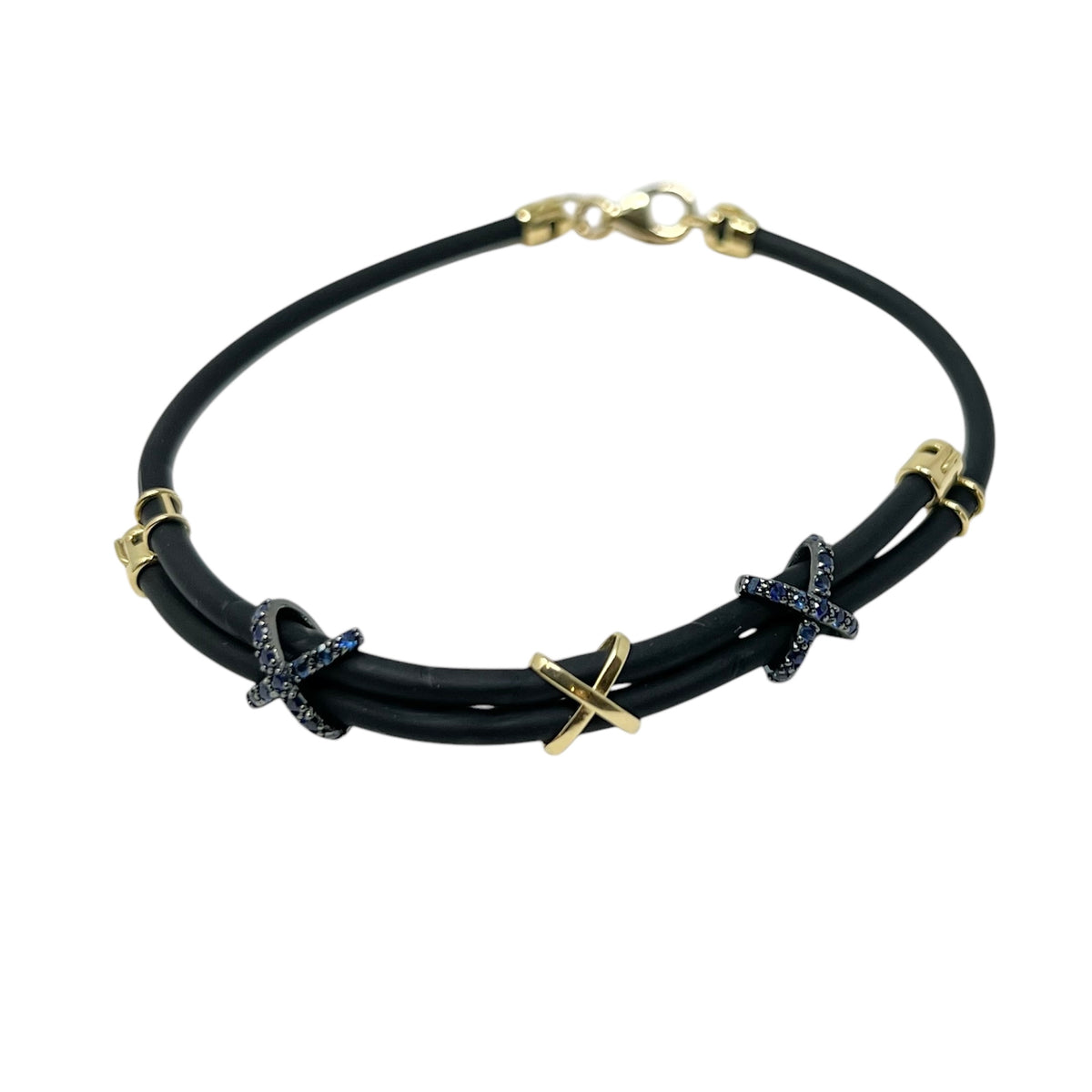 Quaglia Yellow, White and Coral Gold Bracelet D479