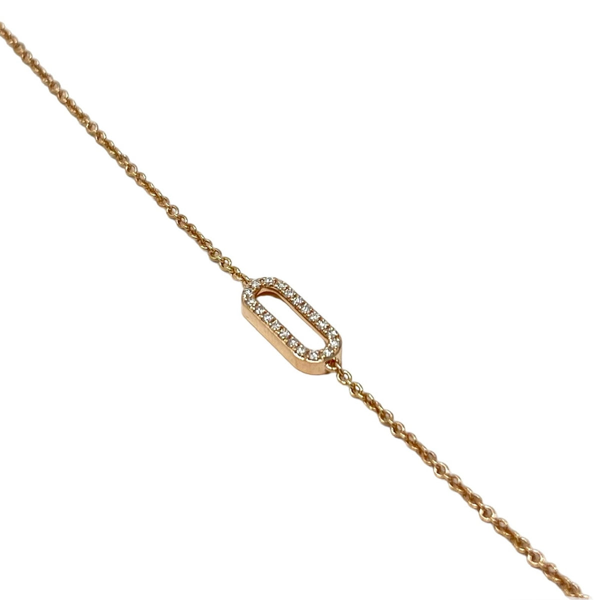 Maiocchi Milano Bracciale Segmenti Oro Rosa e Diamanti