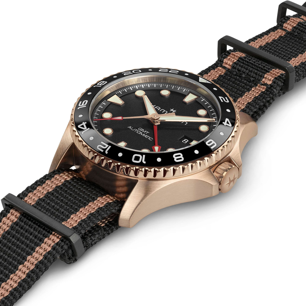 Hamilton Khaki Navy Scuba GMT 43 MM Bronze H82565930