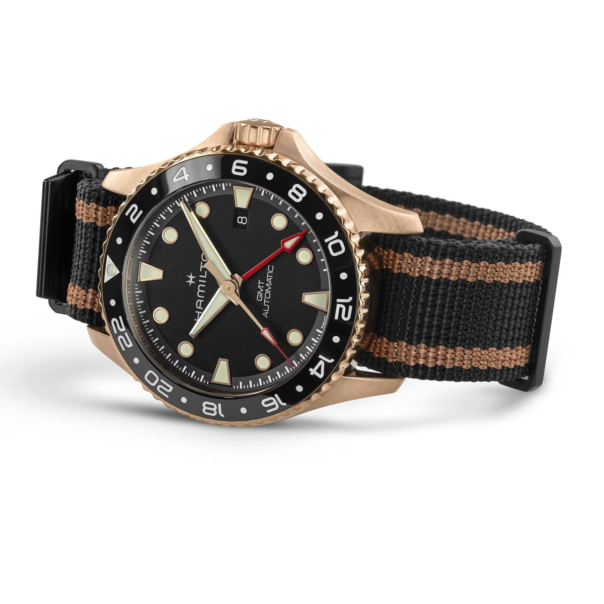 Hamilton Khaki Navy Scuba GMT 43 MM Bronze H82565930