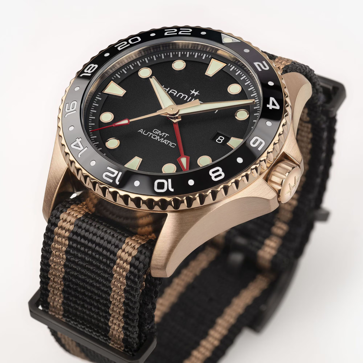 Hamilton Khaki Navy Scuba GMT 43 MM Bronze H82565930