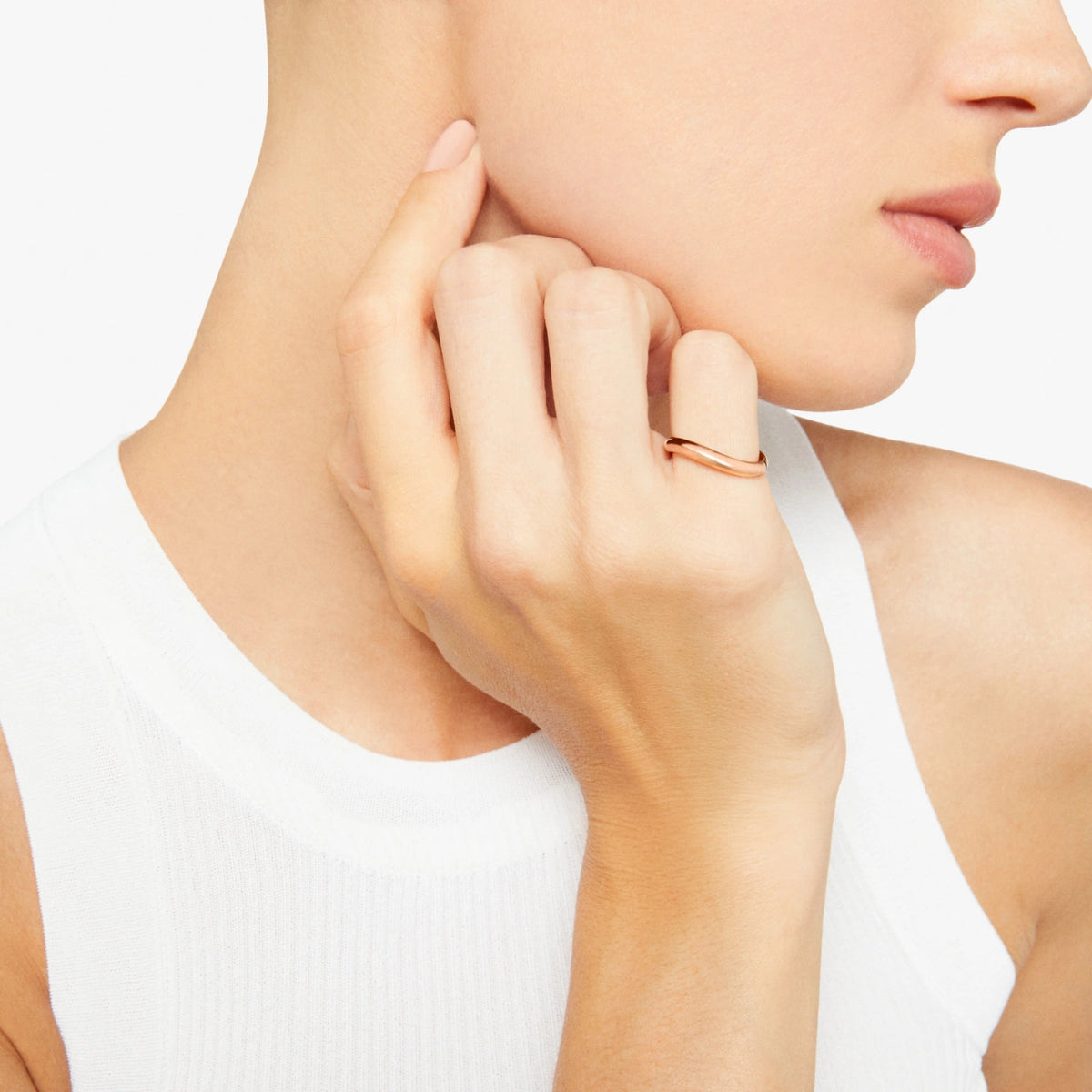 Dodo Wave Essentials Rose Gold Ring